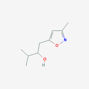 3-Methyl-1-(3-methylisoxazol-5-yl)butan-2-ol