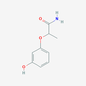 2-(3-Hydroxyphenoxy)propanamide