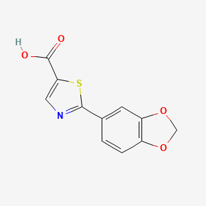 2-(2H-1,3-benzodioxol-5-yl)-1,3-thiazole-5-carboxylic acid