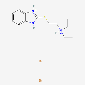 2-(2'-Diethylaminoethylthio)benzimidazoline bromide hydrobromide