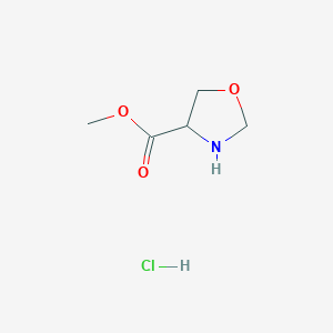 Methyl 1,3-oxazolidine-4-carboxylate;hydrochloride