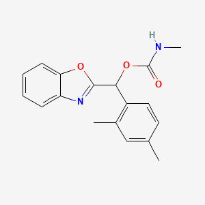 (1,3-Benzoxazol-2-yl)(2,4-dimethylphenyl)methyl N-methylcarbamate