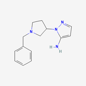 1-(1-benzylpyrrolidin-3-yl)-1H-pyrazol-5-amine