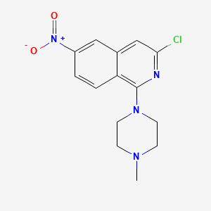 1-N-Methylpiperazine-2-chloro-4-nitroisoquinoline