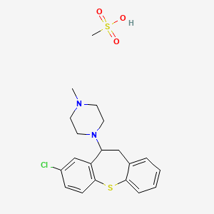 1-(8-Chloro-10,11-dihydrodibenzo(b,f)thiepin-10-yl)-4-methylpiperazinium methanesulphonate