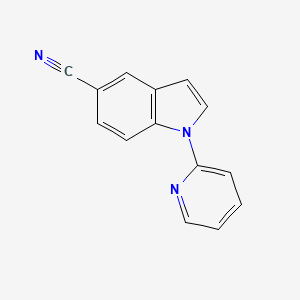 5-Cyano-N-(2-pyridyl)indole