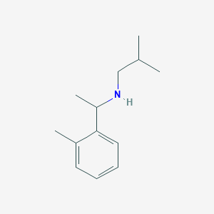 molecular formula C13H21N B1373534 [1-(2-Methylphenyl)ethyl](2-methylpropyl)amine CAS No. 1019579-25-9