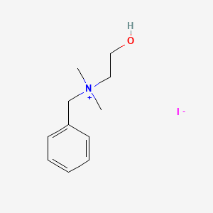 N-Benzyl-2-hydroxy-N,N-dimethylethan-1-aminium iodide