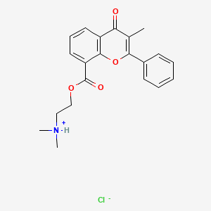 Dimethylaminoethyl 3-methylflavone-8-carboxylate hydrochloride