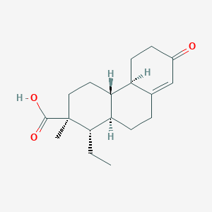 (1s,2s,4As,4br,10ar)-1-ethyl-2-methyl-7-oxo-1,2,3,4,4a,4b,5,6,7,9,10,10a-dodecahydrophenanthrene-2-carboxylic acid