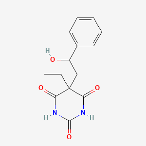 5-ethyl-5-(2-hydroxy-2-phenylethyl)-1,3-diazinane-2,4,6-trione