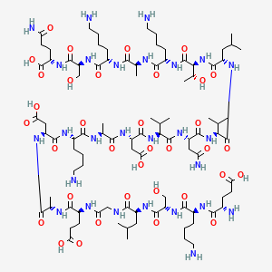 L-Glutamine, L-a-glutamyl-L-lysyl-L-seryl-L-leucylglycyl-L-a-glutamyl-L-alanyl-L-a-aspartyl-L-lysyl-L-alanyl-L-a-aspartyl-L-valyl-L-asparaginyl-L-valyl-L-leucyl-L-threonyl-L-lysyl-L-alanyl-L-lysyl-L-s