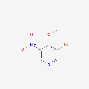 molecular formula C6H5BrN2O3 B1373554 3-溴-4-甲氧基-5-硝基吡啶 CAS No. 31872-76-1