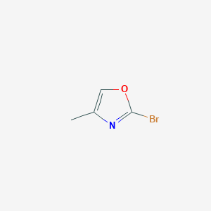 molecular formula C4H4BrNO B1373555 2-ブロモ-4-メチルオキサゾール CAS No. 1060816-11-6