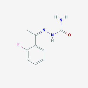 [(Z)-1-(2-fluorophenyl)ethylideneamino]urea