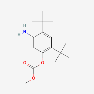 5-Amino-2,4-di-tert-butylphenyl methyl carbonate
