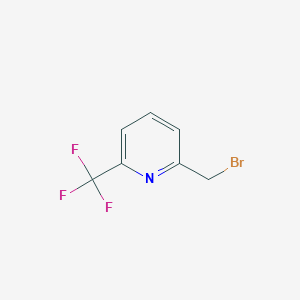 molecular formula C7H5BrF3N B1373558 2-(Bromomethyl)-6-(trifluoromethyl)pyridine CAS No. 781637-62-5