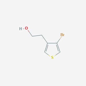 molecular formula C6H7BrOS B1373561 3-Thiopheneethanol, 4-bromo- CAS No. 35634-03-8