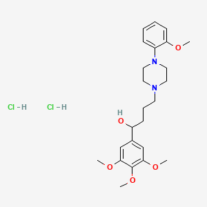 4-(4-(o-Methoxyphenyl)piperazinyl)-1-(3,4,5-trimethoxyphenyl)-1-butanol dihydrochloride