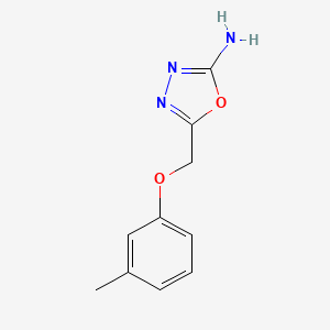 1,3,4-OXADIAZOLE, 2-AMINO-5-(m-TOLYLOXYMETHYL)-