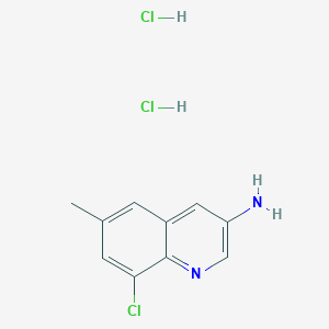 3-Amino-8-chloro-6-methylquinoline dihydrochloride