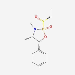 (4S,5R)-2-[(S)-ethylsulfinyl]-3,4-dimethyl-5-phenyl-1,3,2lambda5-oxazaphospholidine 2-oxide