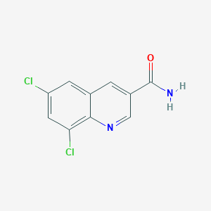 6,8-Dichloroquinoline-3-carboxamide