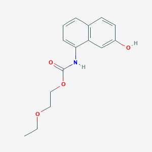 2-Ethoxyethyl N-(7-hydroxynaphth-1-yl)carbamate