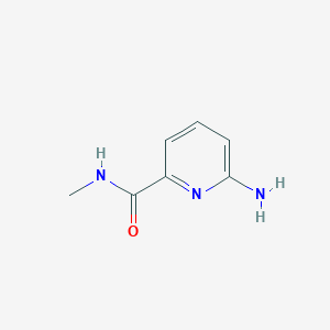 molecular formula C7H9N3O B1373596 6-amino-N-metilpiridina-2-carboxamida CAS No. 1250316-47-2