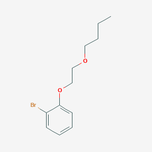 molecular formula C12H17BrO2 B1373602 1-Bromo-2-(2-butoxyethoxy)benzene CAS No. 1249279-08-0