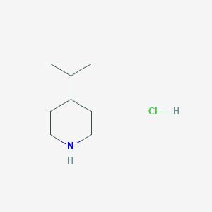 molecular formula C8H18ClN B1373614 4-Isopropylpiperidine hydrochloride CAS No. 312689-67-1