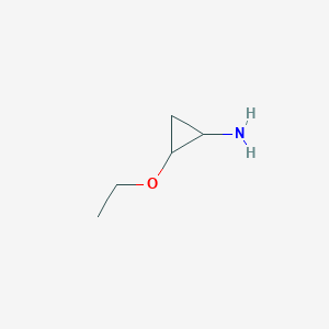 molecular formula C5H11NO B1373621 2-Ethoxycyclopropan-1-amine CAS No. 1461713-33-6