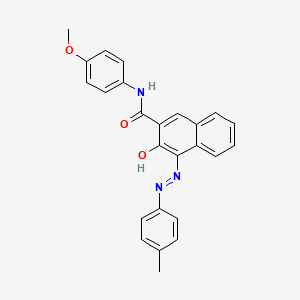 2-Naphthalenecarboxamide, 3-hydroxy-N-(4-methoxyphenyl)-4-[(4-methylphenyl)azo]-