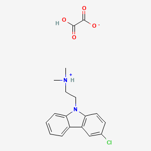 Carbazole, 3-chloro-9-(2-dimethylaminoethyl)-, oxalate