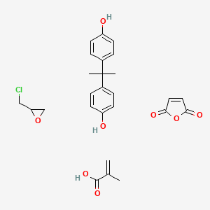 2-(Chloromethyl)oxirane;furan-2,5-dione;4-[2-(4-hydroxyphenyl)propan-2-yl]phenol;2-methylprop-2-enoic acid