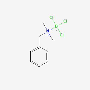 molecular formula C9H13BCl3N B13736649 Trichloro(N,N-dimethylbenzylamine)boron CAS No. 34762-89-5