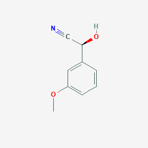 molecular formula C9H9NO2 B13736703 (2S)-2-hydroxy-2-(3-methoxyphenyl)acetonitrile 