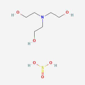 molecular formula C6H17NO6S B13736735 Ethanol, 2,2',2''-nitrilotris-, sulfite (salt) CAS No. 29340-79-2