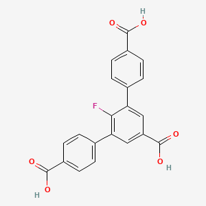 3,5-bis(4-carboxyphenyl)-4-fluorobenzoic acid