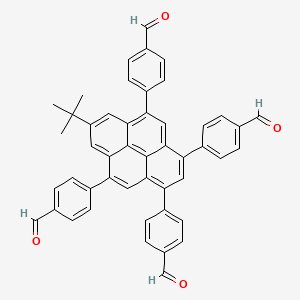 4,4',4'',4'''-(7-(tert-Butyl)pyrene-1,3,5,9-tetrayl)tetrabenzaldehyde