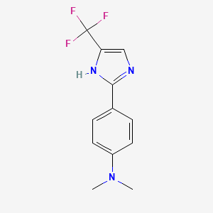 N,N-dimethyl-4-[5-(trifluoromethyl)-1H-imidazol-2-yl]-Benzenamine