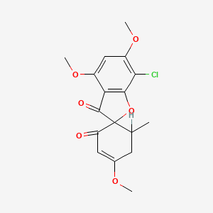 7-Chloro-3',4,6-trimethoxy-5'-methylspiro[1-benzofuran-2,6'-cyclohex-2-ene]-1',3-dione