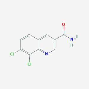 7,8-Dichloroquinoline-3-carboxamide