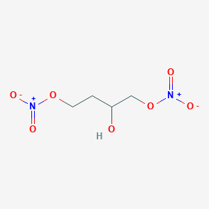 molecular formula C4H8N2O7 B137371 1,2,4-Butanetriol-1,4-dinitrate CAS No. 136765-55-4