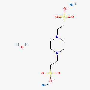 disodium;2-[4-(2-sulfonatoethyl)piperazin-1-yl]ethanesulfonate;hydrate