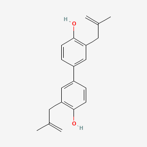 4-[4-Hydroxy-3-(2-methylprop-2-enyl)phenyl]-2-(2-methylprop-2-enyl)phenol