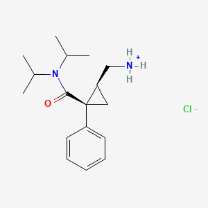 (Z)-2-(Aminomethyl)-N,N-(1-methylethyl)-1-phenylcyclopropanecarboxamide hydrochloride