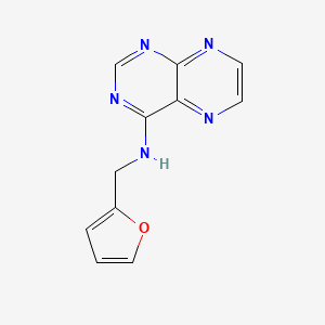 N-(furan-2-ylmethyl)pteridin-4-amine