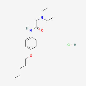 2-(Diethylamino)-N-(4-(pentyloxy)phenyl)acetamide hydrochloride