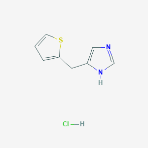 molecular formula C8H9ClN2S B1373723 4-[(噻吩-2-基)甲基]-1H-咪唑盐酸盐 CAS No. 334917-74-7